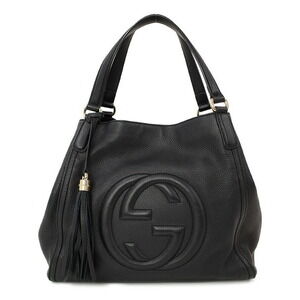 Gucci Soho shoulder bag Leather Tassel Interlocking GG